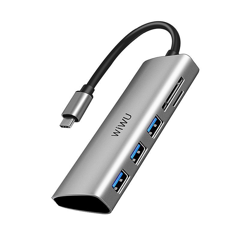 WIWU ALPHA A532ST 5 IN 1 USB C HUB
