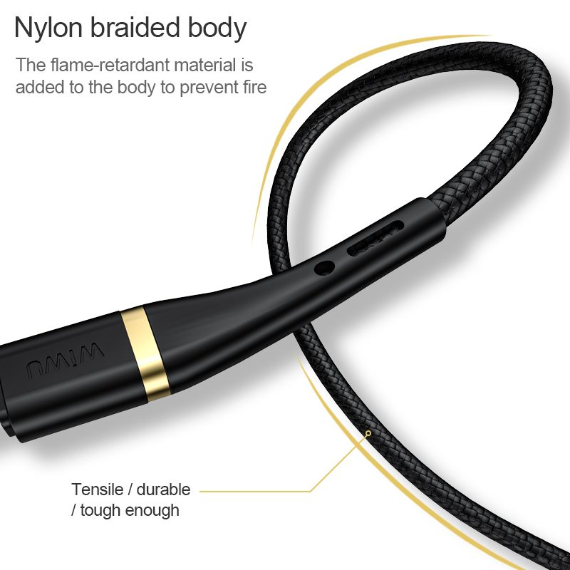 WIWU Elite Data Cable USB to Lightning + Type C + Micro (ED-104)