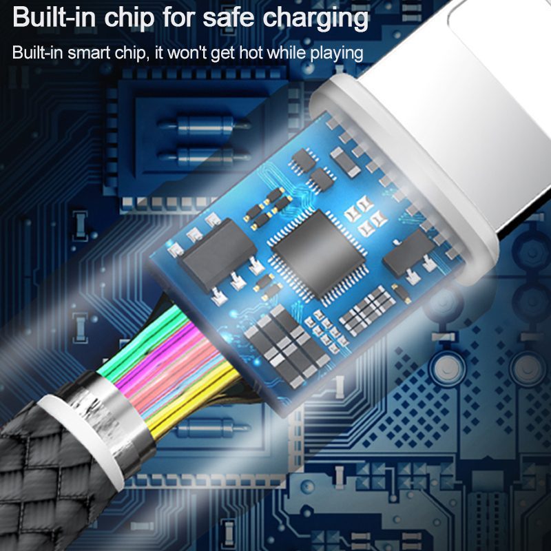 WIWU Elite Data Cable USB to Lightning + Type C + Micro (ED-104)