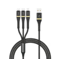 WIWU Elite Data Cable USB to Lightning + Type C + Micro (ED-104)