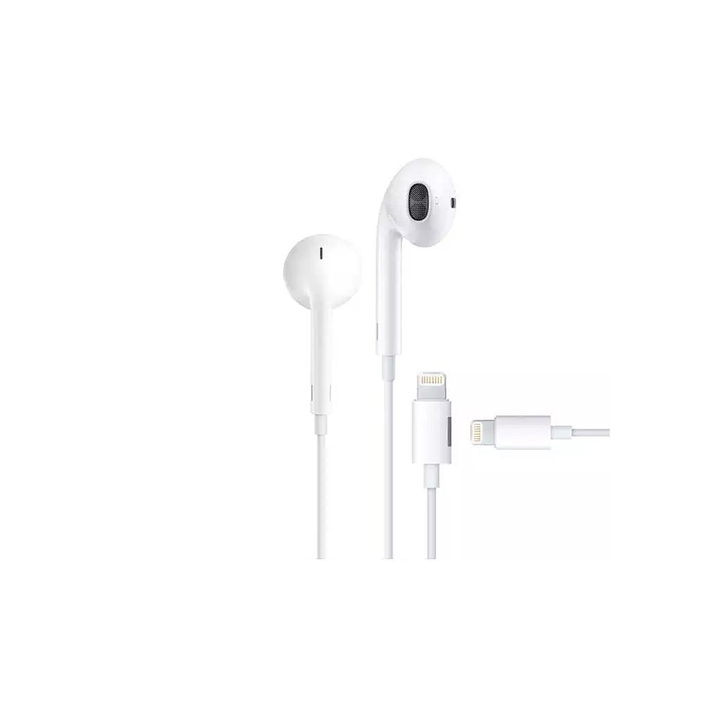 WIWU Sound Plug and Play Earbuds With Lightning Connector White