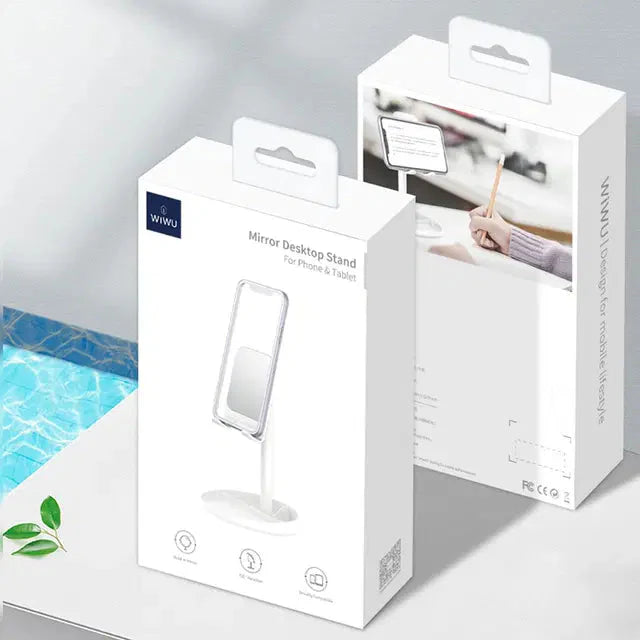 WIWU ZM201 MIRROR DESKTOP STAND WHITE