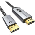 Warrky Display Port to HDMI Cable - 4K 30 Hz 1.8M