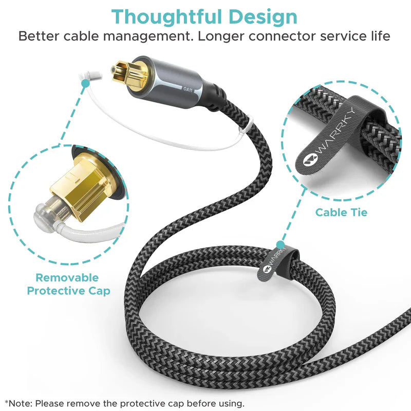 Warrky Optical Audio Cable 3M