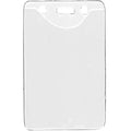 Waterproof Clear Plastic Vertical Name Tag Badge Id Card Holders 100Pc/Set