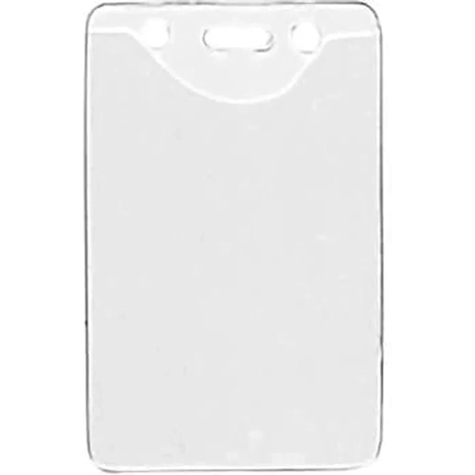 Waterproof Clear Plastic Vertical Name Tag Badge Id Card Holders 100Pc/Set