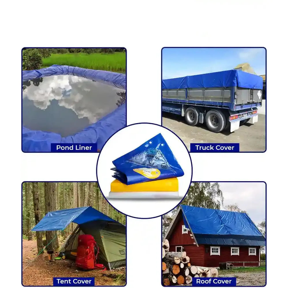 Waterproof Plastic Tarpaulin 12x12 Meter