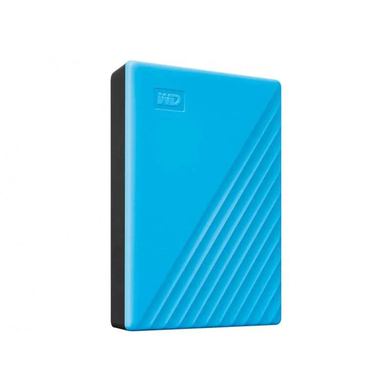 Western Digital WD 4TB My Passport Portable Hard Disk Drive Password Protection, Compatible with Windows and Mac, External HDD Blue (WDBPKJ0040BBL-WESN)