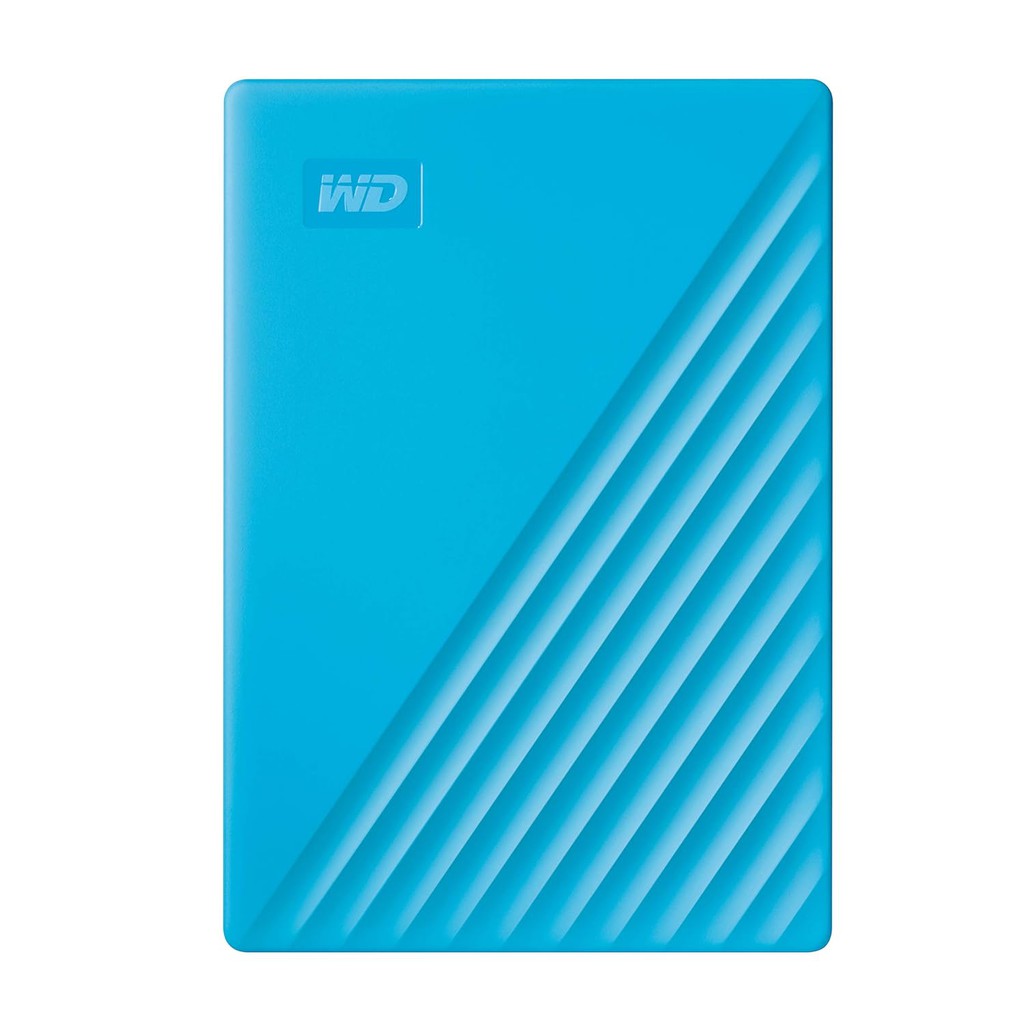 Western Digital WD 4TB My Passport Portable Hard Disk Drive Password Protection, Compatible with Windows and Mac, External HDD Blue (WDBPKJ0040BBL-WESN)