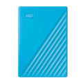 Western Digital WD 4TB My Passport Portable Hard Disk Drive Password Protection, Compatible with Windows and Mac, External HDD Blue (WDBPKJ0040BBL-WESN)