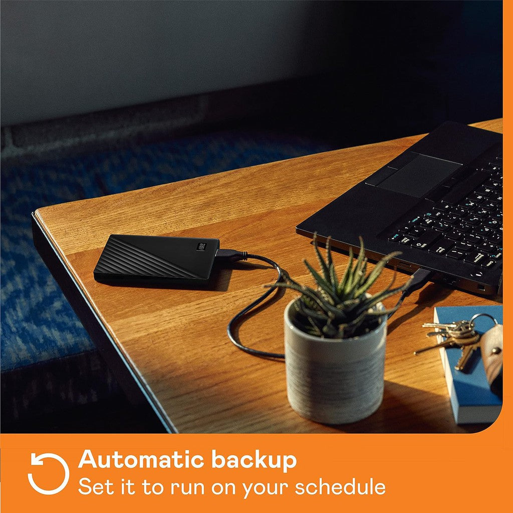 WD My Passport - 5TB / Up to 5Gb/s / USB 3.2 Gen 1 / Black/ External Hard Drive