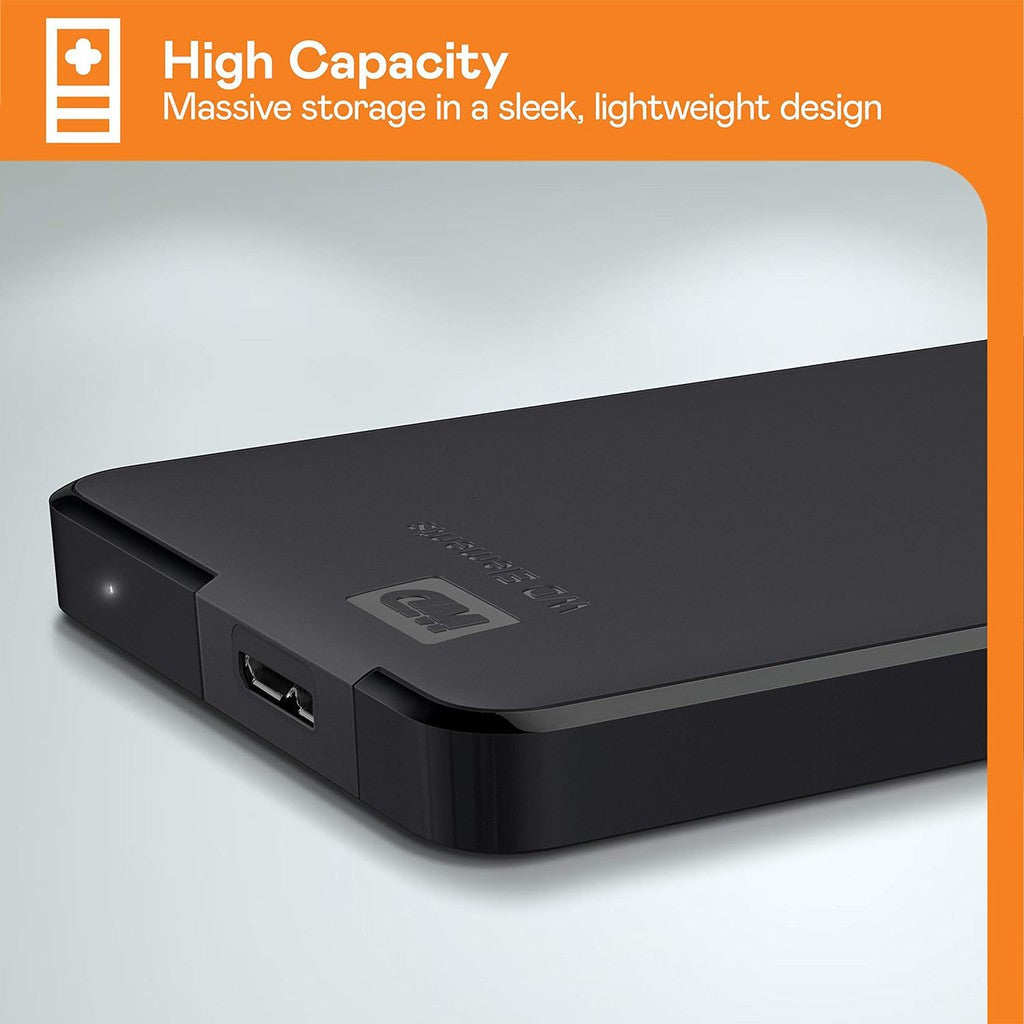 Western Digital WD Elements 4TB USB 3.0 Portable Hard Drive - Black