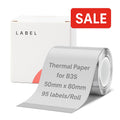 NIIMBOT B21, B1, B3S Clear Transparent labels 50x80mm-95pcs