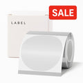 NIIMBOT B21, B1, B3S Clear Transparent labels 50x50mm-150pcs Round