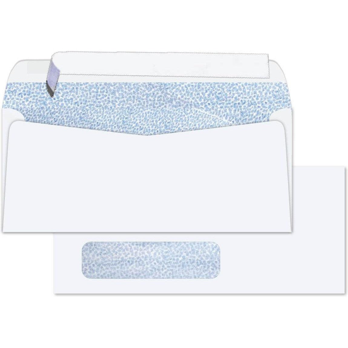 White Window Envelope 115X225Mm Peel & Seal 500Pcs Per Box