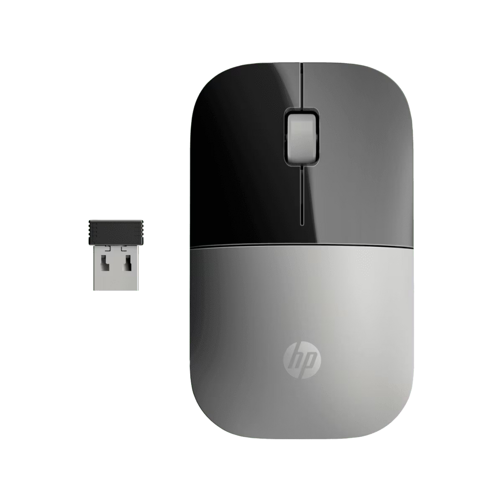 HP Z3700 Wireless Mouse - Up to 1200 DPI / Black/Silver