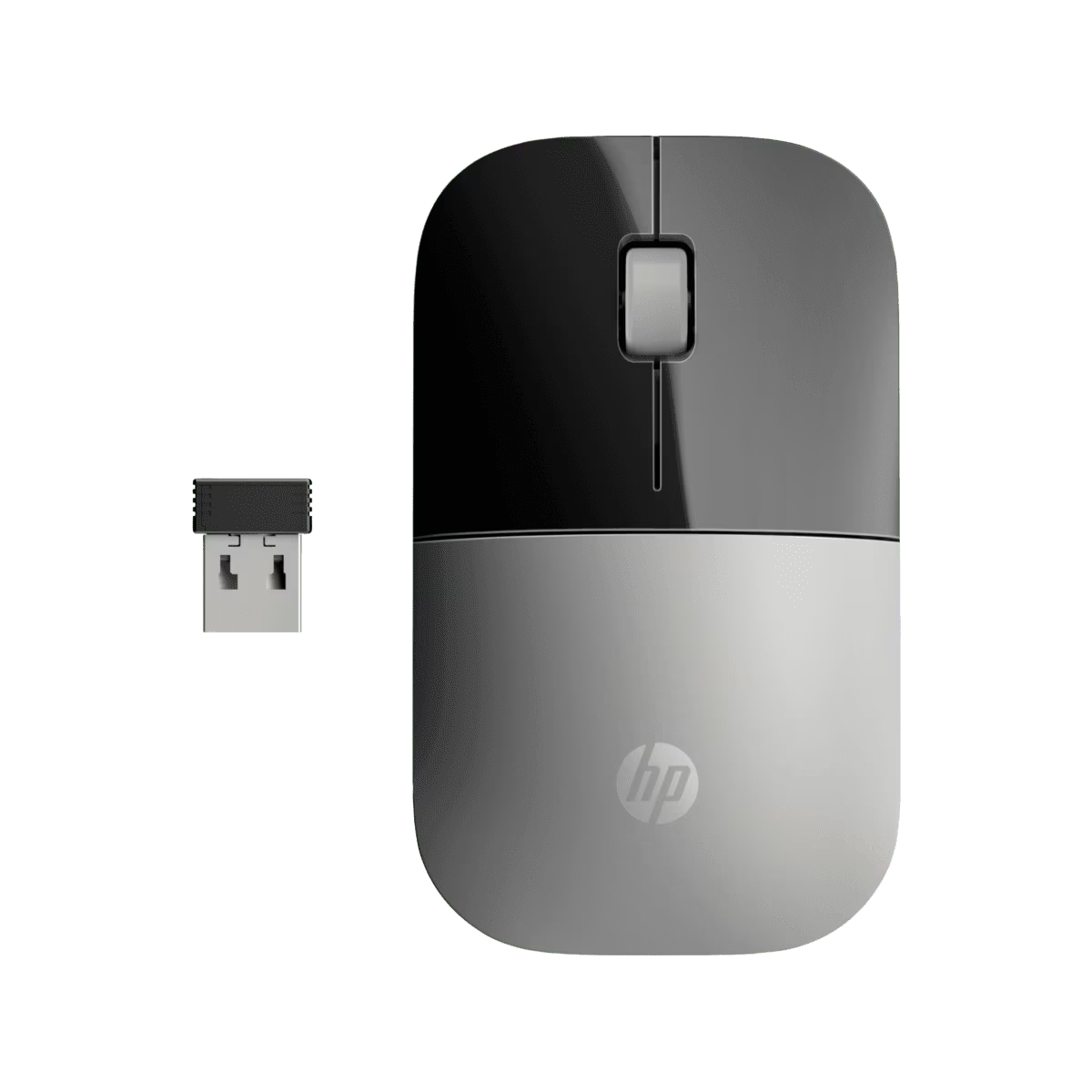HP Z3700 Wireless Mouse - Up to 1200 DPI / Black/Silver