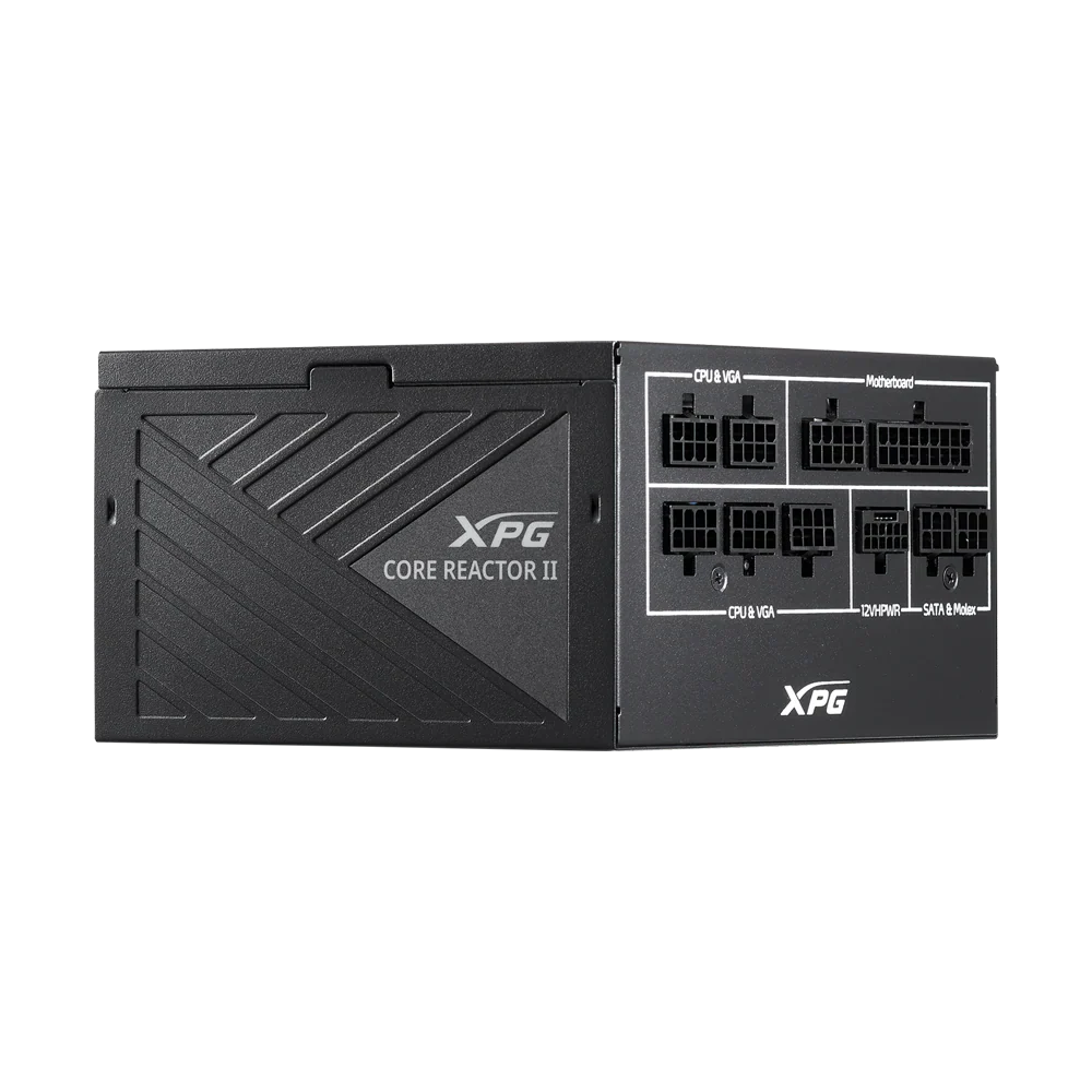 XPG CORE REACTOR II 750W ATX 3.0 - 80 Plus Gold Full Modular Power Supply - Black