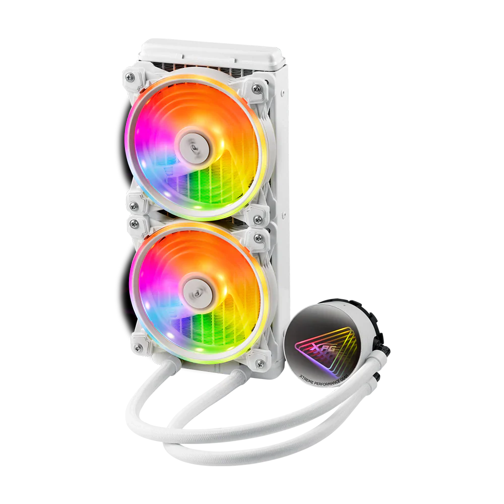 XPG LEVANTE X 240 ARGB CPU Liquid Cooler - White
