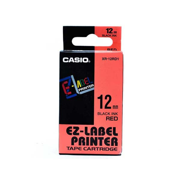 Casio Black on Red Label Tape Cassette