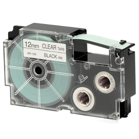 Casio Black on Clear Label Tape Cassette