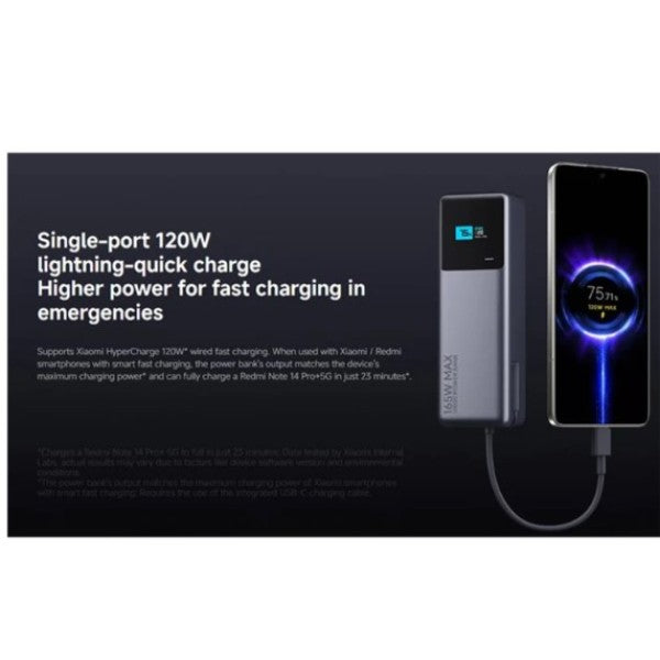 Xiaomi 165W Power Bank 10000mAh (Integrated Cable) GL