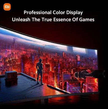 Xiaomi Curved Gaming Monitor G34WQi - 34" WQHD / 180Hz / 1ms / HDMI 2.0 / Display Port - Black
