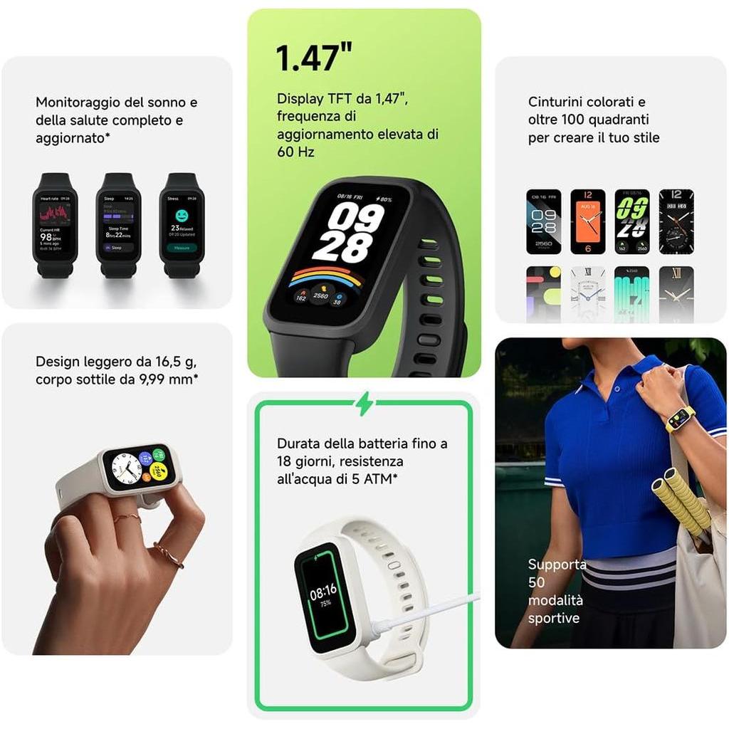 Xiaomi Smart Band 9 Active Black