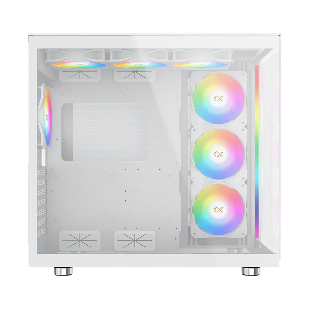 Xigmatek Aqua Ultra Air Arctic Argb Atx Case - White