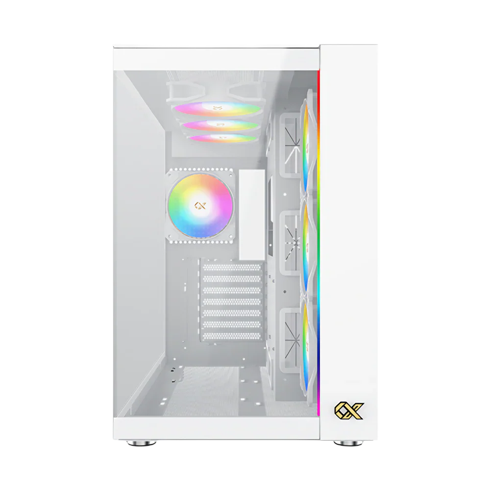 Xigmatek Aqua Ultra Air Arctic Argb Atx Case - White