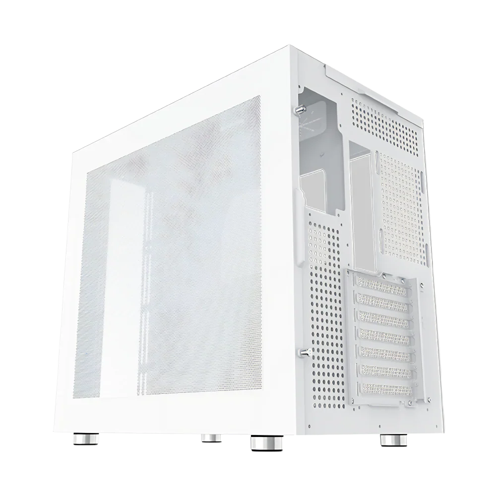 Xigmatek Aqua Ultra Air Arctic Argb Atx Case - White