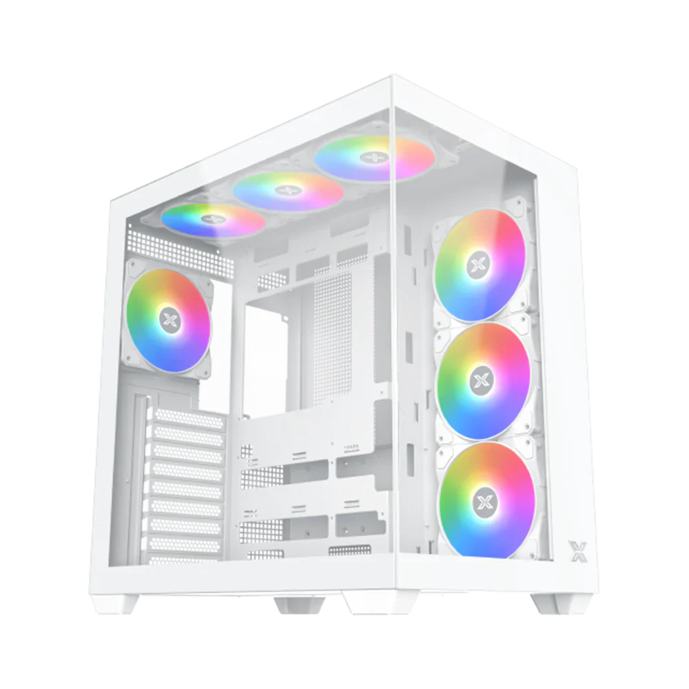 Xigmatek Aqua V Air Arctic Atx Case White