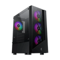 Xigmatek Duke 4Pcs Fan ATX Case Black