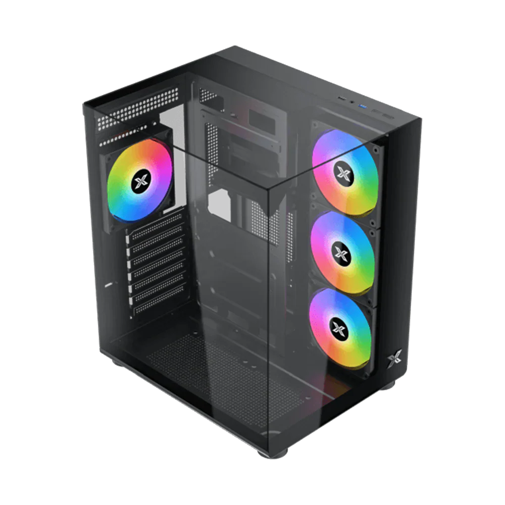 Xigmtek Aqua Compact Atx Case Black