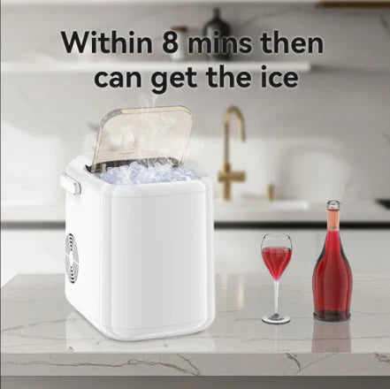 Yesido 1.3L Portable Ice Maker – Automatic Cleaning Ice Cube Making Machine