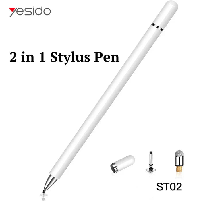 Yesido 2-in-1 Universal Smart Stylus Pen for iPad & Tablets – Active Pressure Touch Pencil