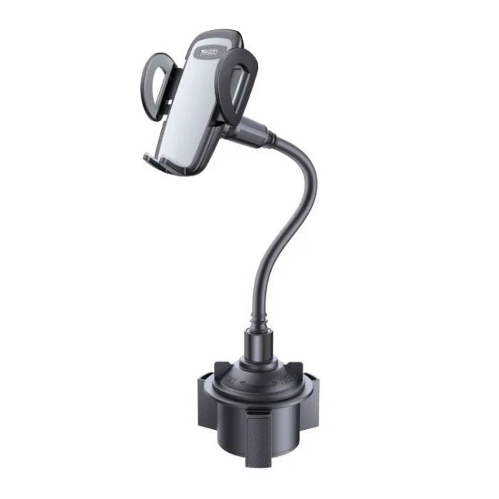 Yesido Auto Extending Clamp Car Cup Phone Holder – Long Flexible Arm & 360° Adjustable Mount