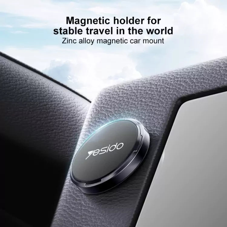 Yesido C211 Ultra-Strong Magnetic Phone Mount for Car - Black