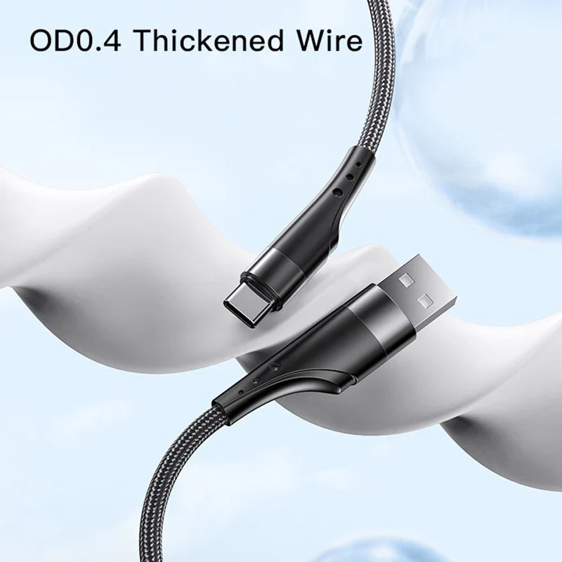 Yesido CA109 Fast Charging Data Cable - 3M / USB / Micro - Black