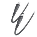Yesido CA151 8 Pin Silicone Charging Data Cable - Black