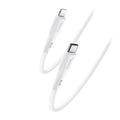 Yesido CA151 8 Pin Silicone Charging Data Cable - White