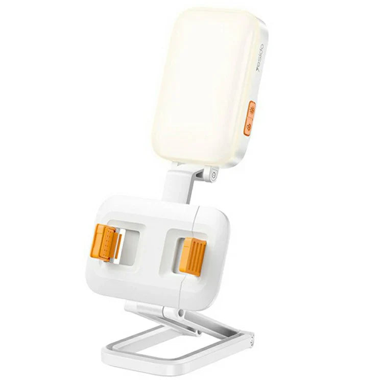 Yesido DH10 Pocket Light Stand – 3-in-1 Folding Phone Holder with Lighting