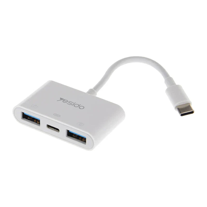 Yesido GS17 OTG Adapter Female To Male Converter Cable - White
