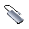 Yesido HB16 7 in 1 Multifunctional Docking Station HUB Adapter - Gray