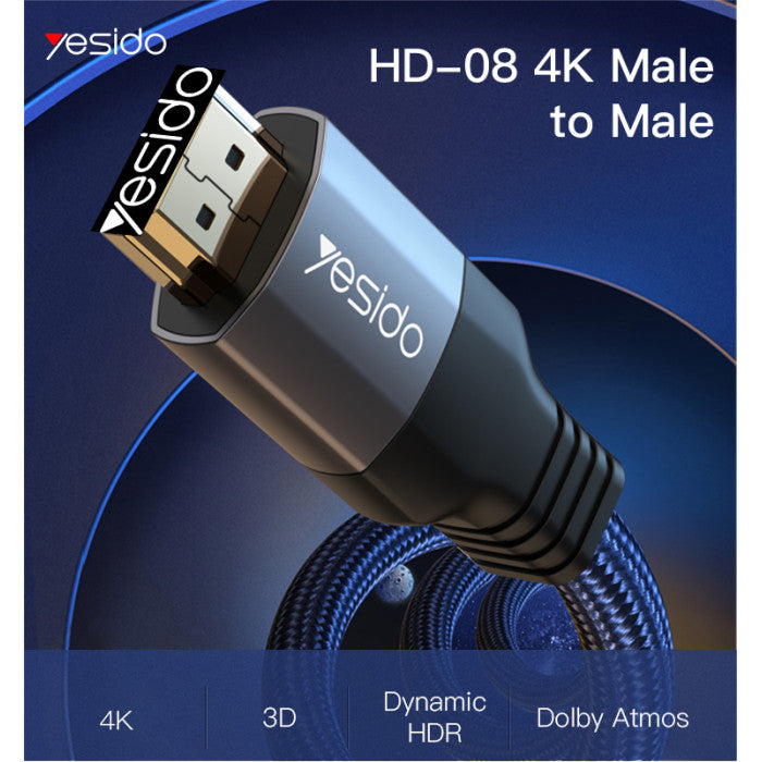 Yesido HM08 HDMI Video Cable - Black