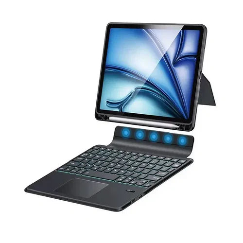 Yesido KB34B iPad Magnetic Keyboard Case - Arabic / Black