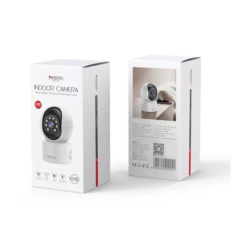 Yesido KM10 Smart Indoor HD Camera - 2.4G / 1080 Full HD / WiFi - White