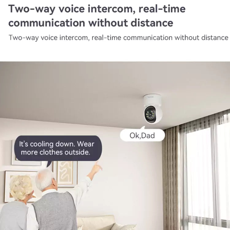 Yesido KM10 Smart Indoor HD Camera - 2.4G / 1080 Full HD / WiFi - White
