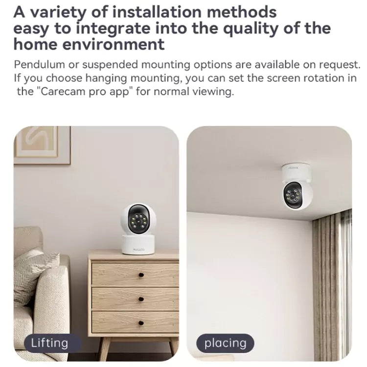 Yesido KM10 Smart Indoor HD Camera - 2.4G / 1080 Full HD / WiFi - White