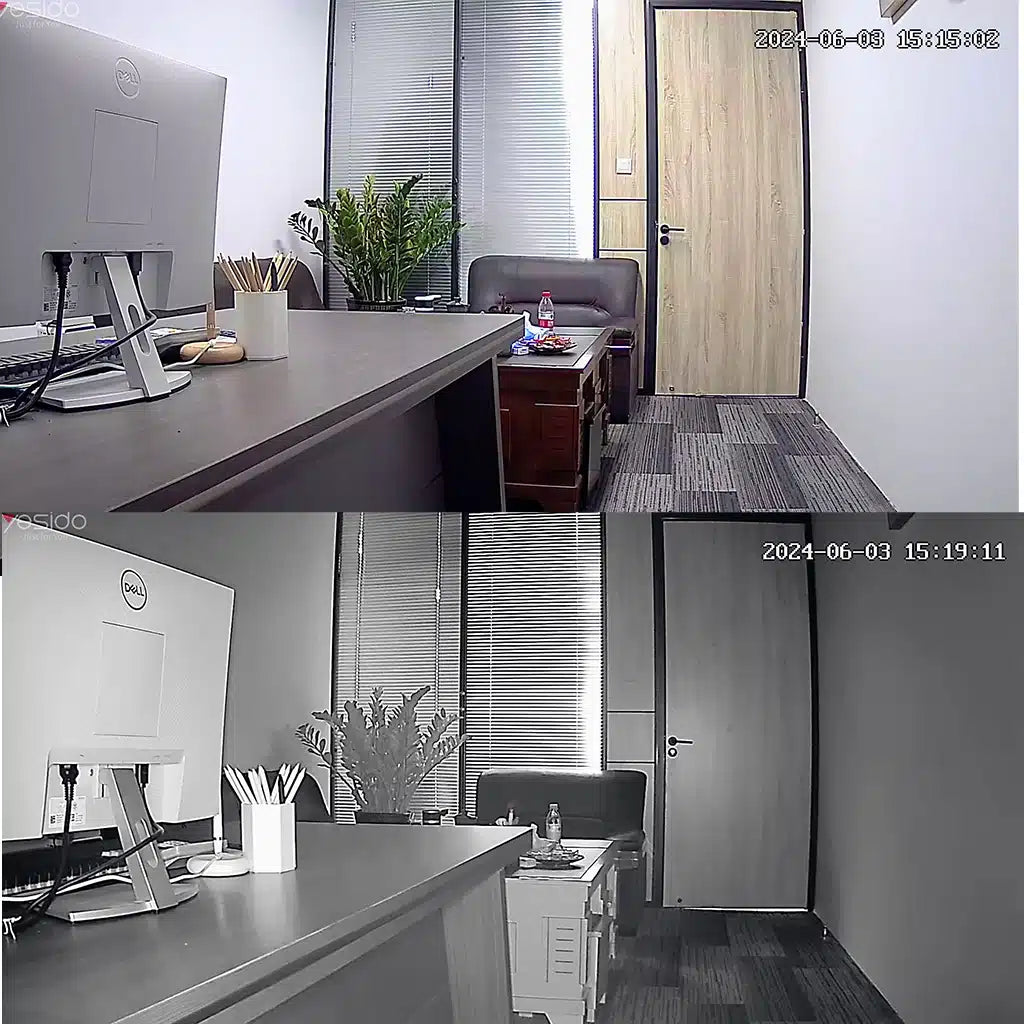Yesido KM16 Dual 1080P Indoor Security Camera with AI Tracking & Night Vision